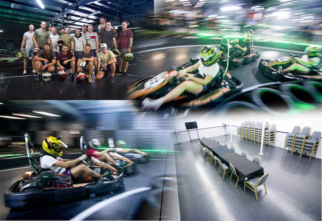 Corporate go karting functions on the Gold Coast